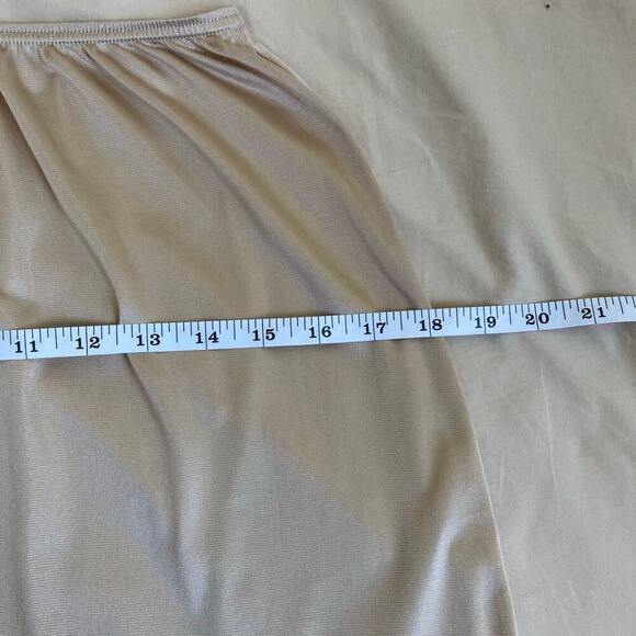 Under Moments Midi Length Skirt Slip Layered Novelty Print Eyelet Hem Boho Retro - Picture 9 of 15